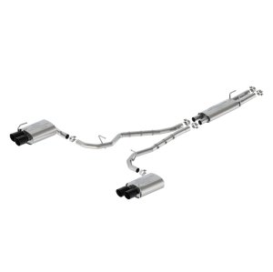 Ford Explorer Performance Exhaust - Dual Rear Exit - Ford Racing - Cat Back - Black - `20-`23 Ford Explorer Performance Exhaust - Dual Rear Exit - Ford Racing - Cat Back - Black - `20-`23